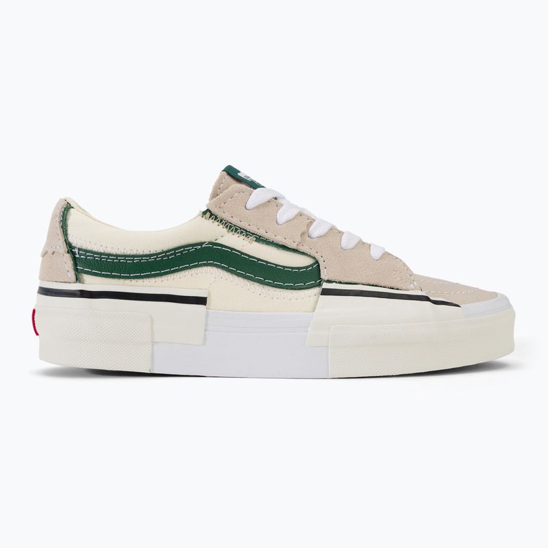 Vans SK8-Low Reconstruct shoes marshmallow/green 2