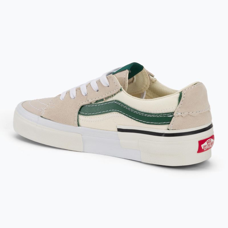 Vans SK8-Low Reconstruct shoes marshmallow/green 3