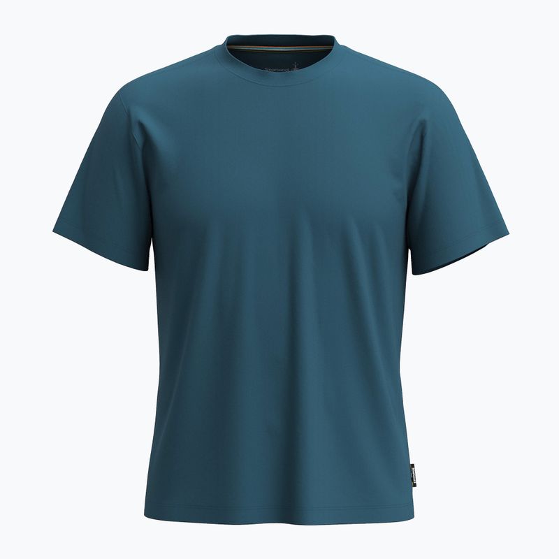 Men's Smartwool Perfect Crew Short Sleeve t-shirt twilight blue 3