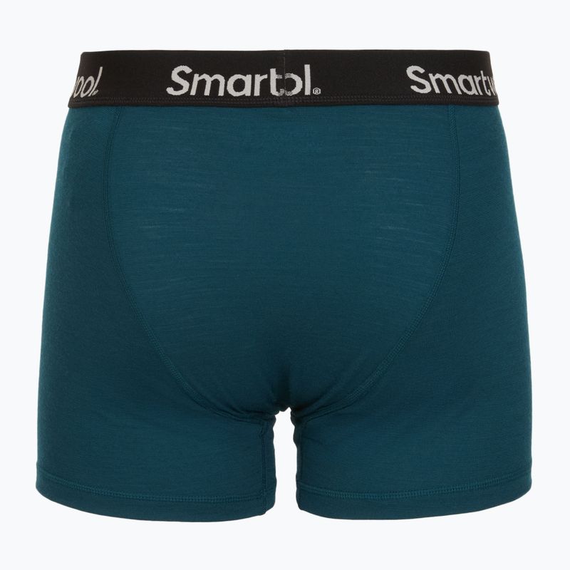 Men's Smartwool Merino Boxer Thermal Boxer Brief Boxed twilight blue 2