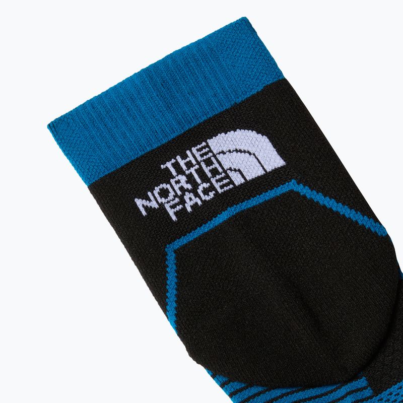 The North Face Trail Run Quarter running socks tnf black/adriatic blue 3