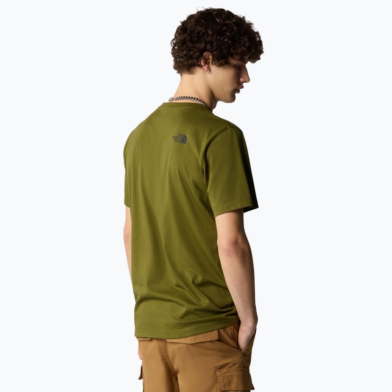 Men's t-shirt The North Face Simple Dome Tee forest olive 3