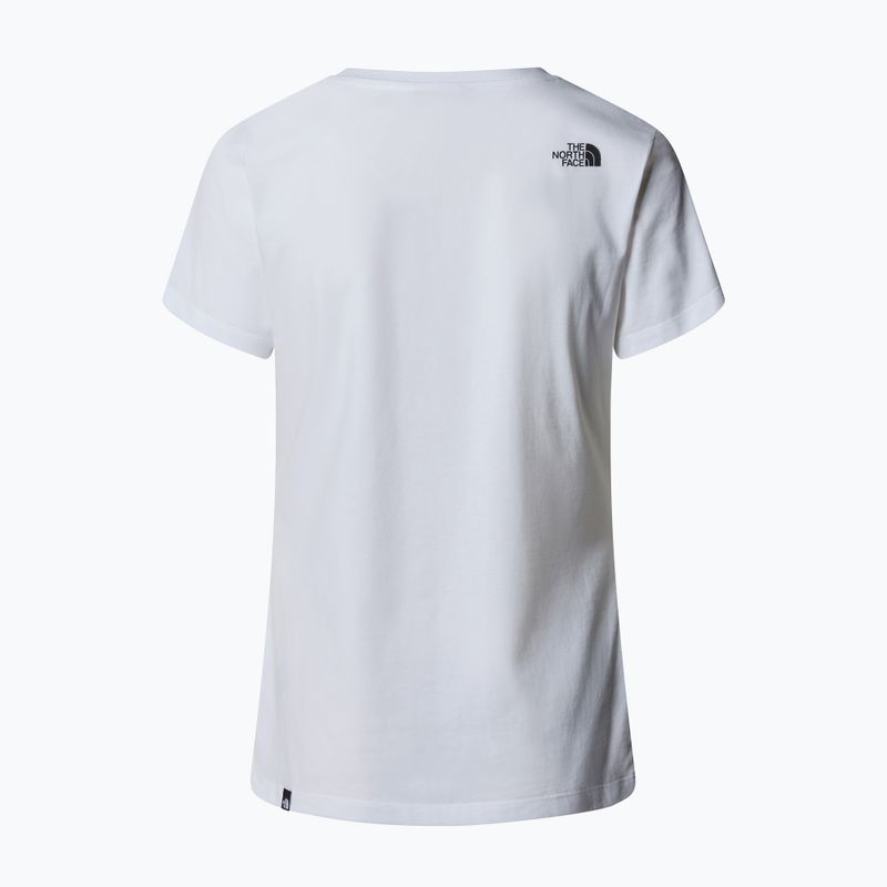 Women's T-shirt The North Face Simple Dome Slim Tee tnf white 5