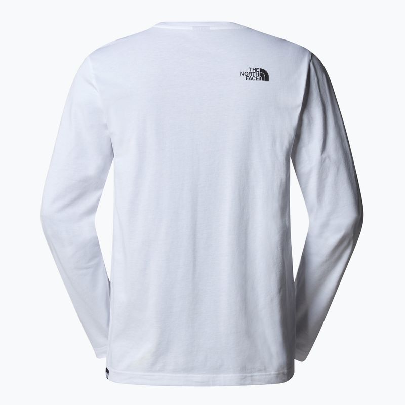 Men's longsleeve The North Face Simple Dome white 5