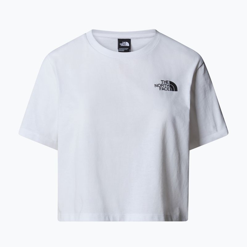 Women's T-shirt The North Face Simple Dome Cropped Slim Tee tnf white 4
