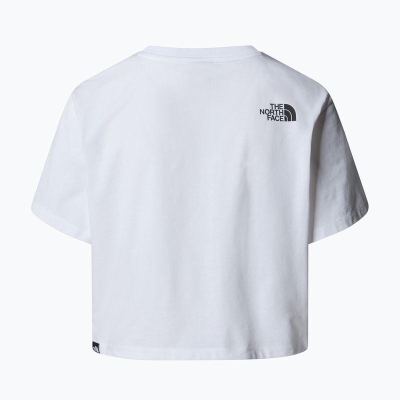 Women's T-shirt The North Face Simple Dome Cropped Slim Tee tnf white 5