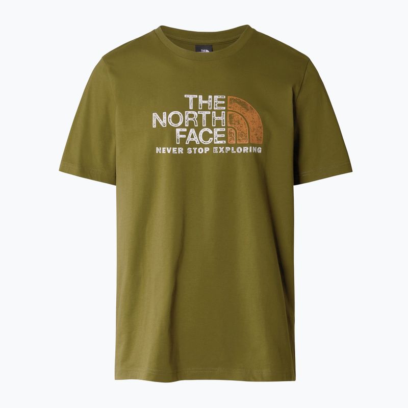 Men's The North Face Rust 2 forest olive T-shirt 4