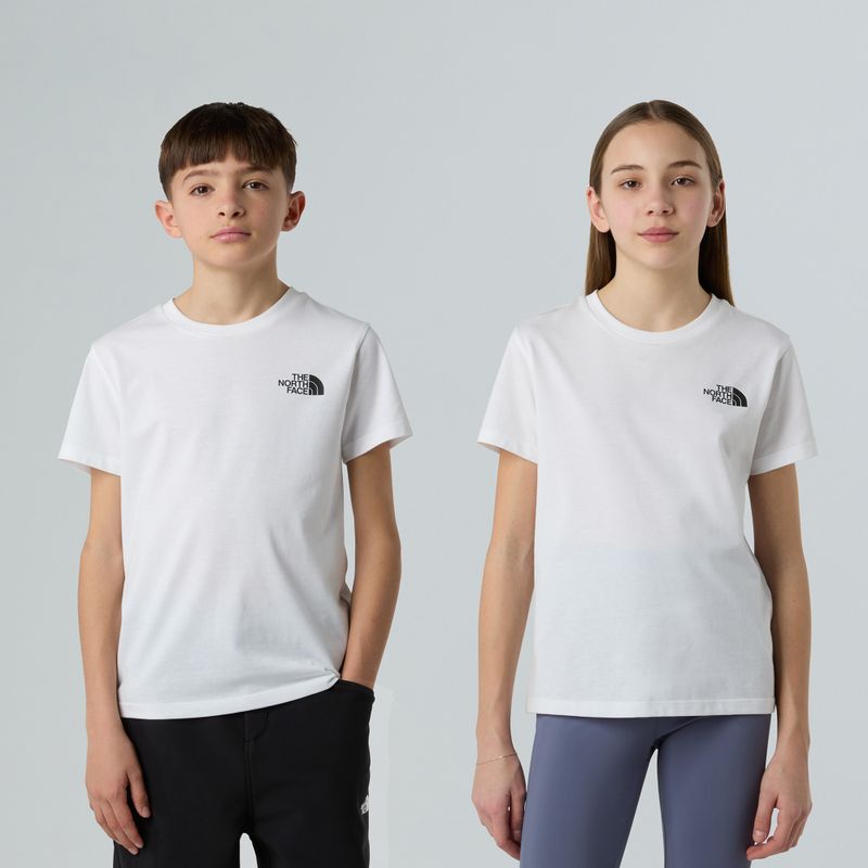 Chilren's T-shirt The North Face Simple Dome white 3