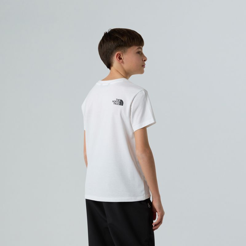 Chilren's T-shirt The North Face Simple Dome white 5