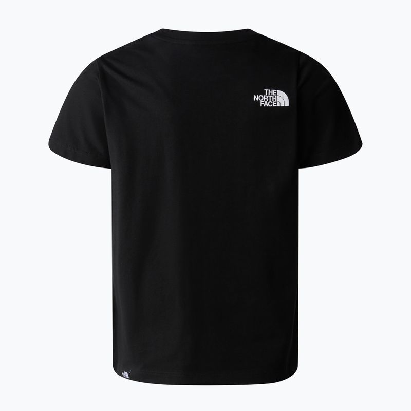 Chilren's T-shirt The North Face Simple Dome black 2