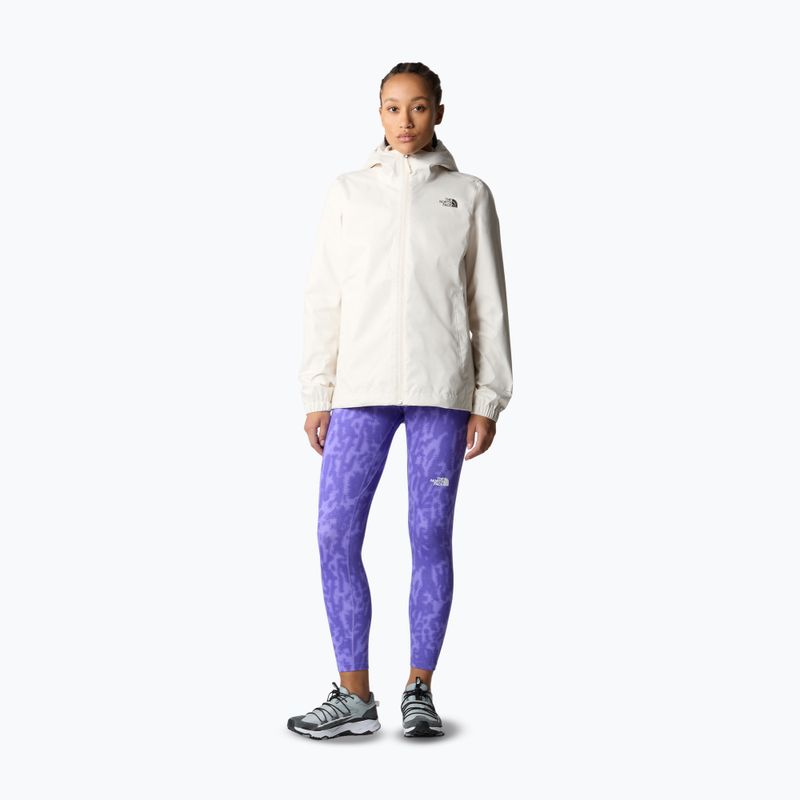 Women's rain jacket The North Face Quest white dune 2