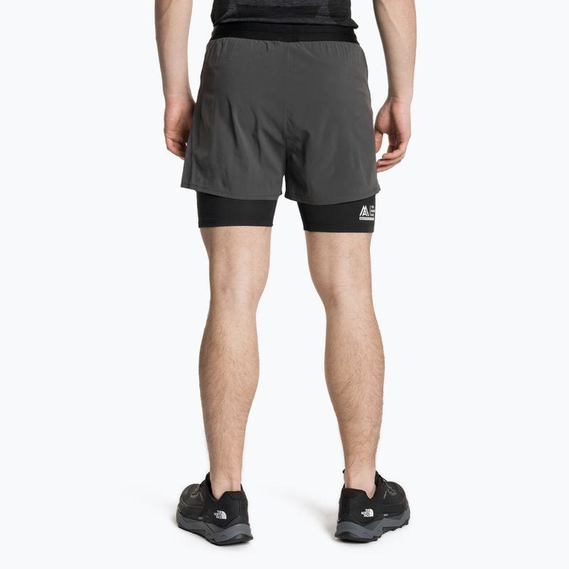 Men's training shorts The North Face Ma Lab Dual anthracite grey/black 2