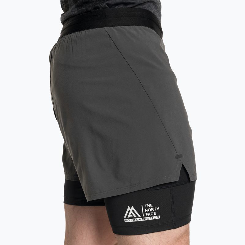 Men's training shorts The North Face Ma Lab Dual anthracite grey/black 4