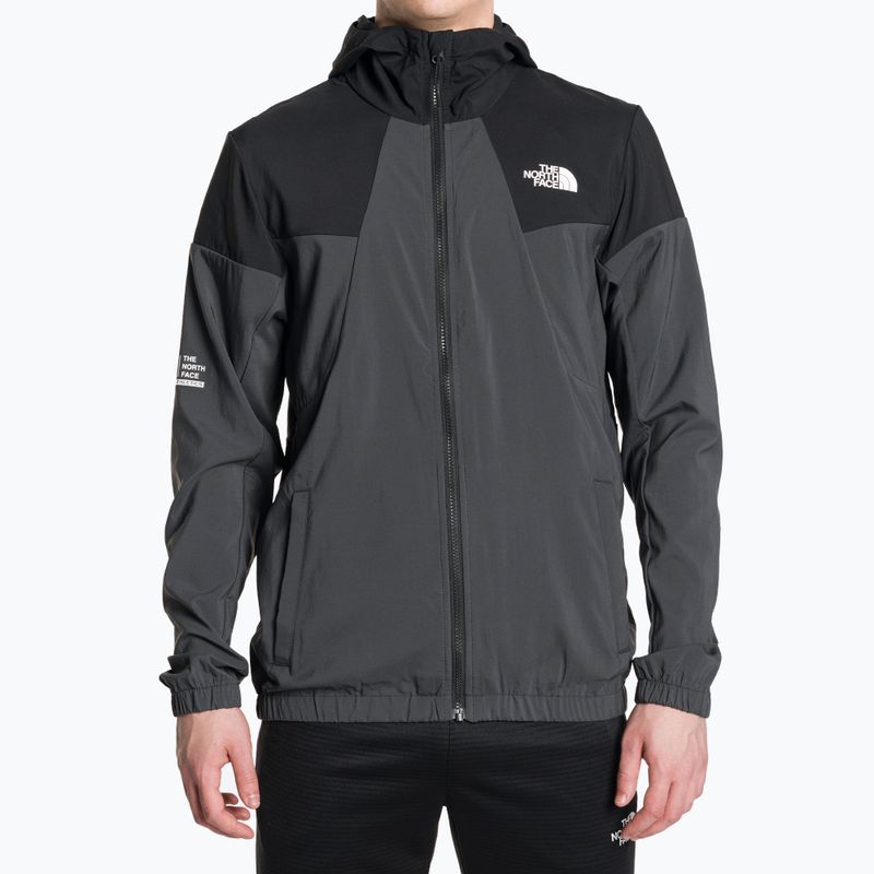 Men's wind jacket The North Face Ma Wind Track asphalt grey/black