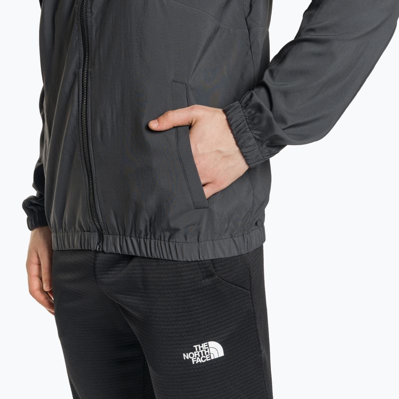 Men's wind jacket The North Face Ma Wind Track asphalt grey/black 5