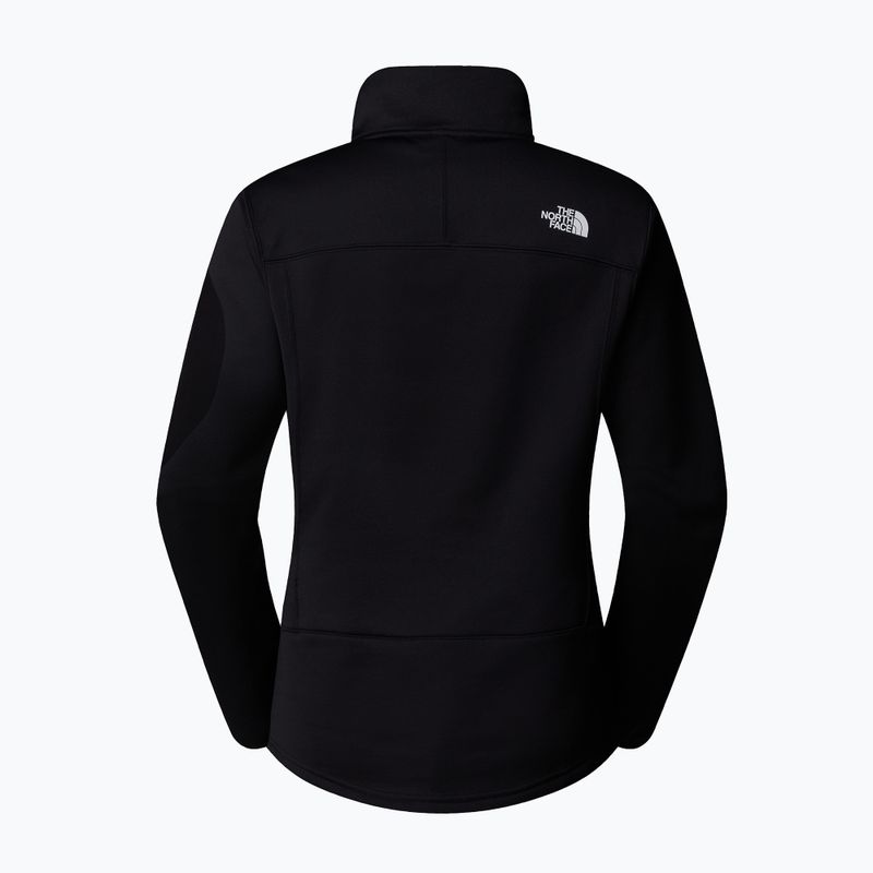 Women's sweatshirt The North Face Mistyescape 1/4 Zip black/ black 2