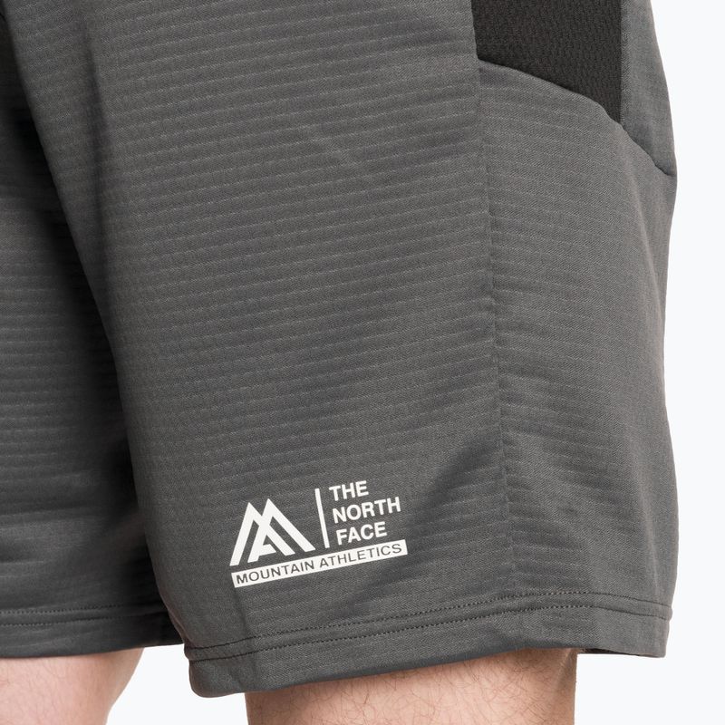 Men's The North Face Ma Fleece anthracite grey/black shorts 4