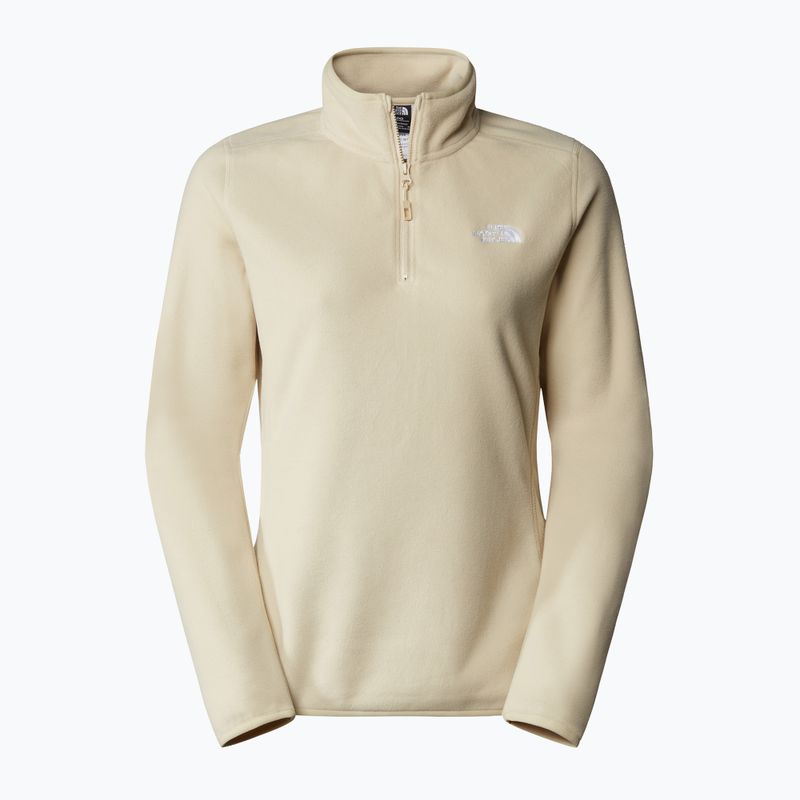 Women's fleece sweatshirt The North Face 100 Glacier 1/4 Zip gravel