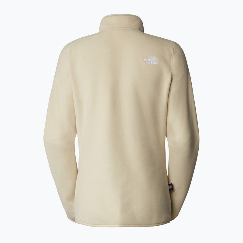 Women's fleece sweatshirt The North Face 100 Glacier 1/4 Zip gravel 2