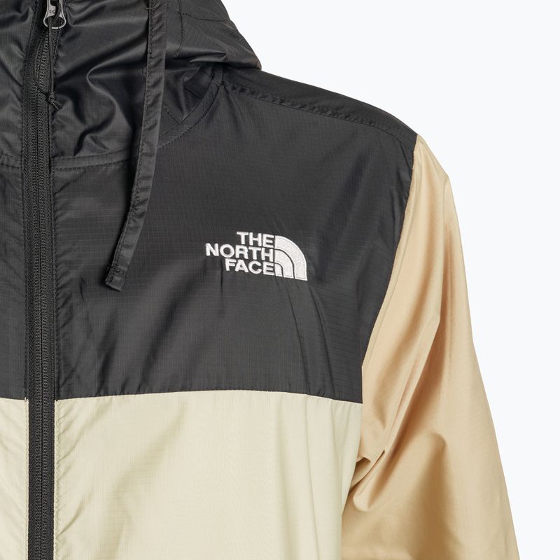 Men's wind jacket The North Face Cyclone 3 gravel/black/khaki 3