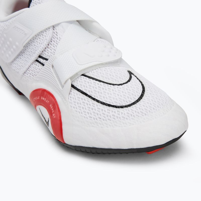 Nike Superrep Cycle 2 spinning shoes white/picante red 7