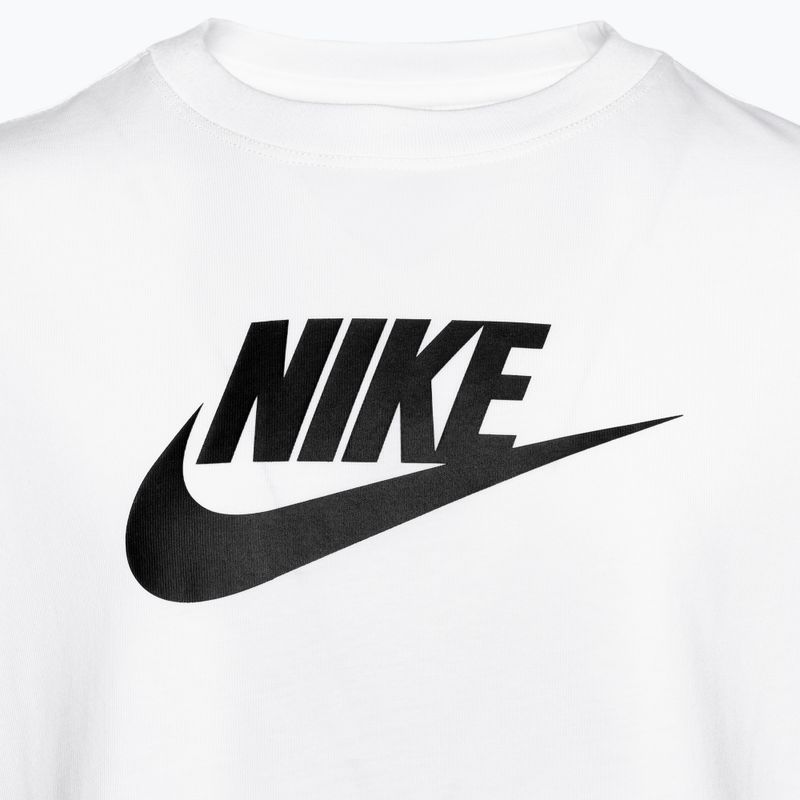 Nike Sportswear Futura children's t-shirt white/black 3