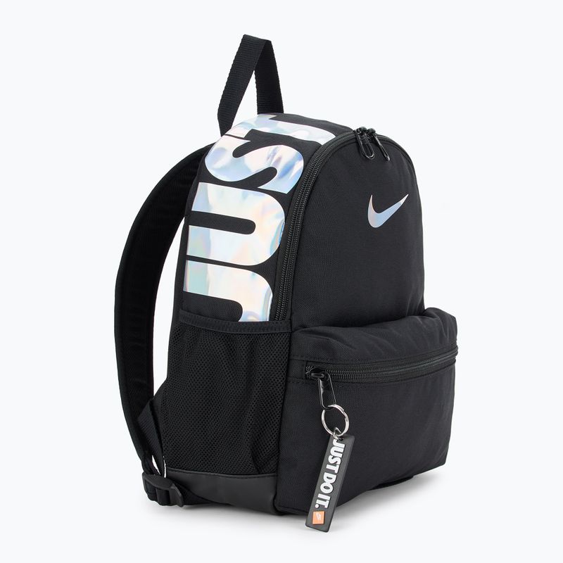 Nike Brasilia Just Do It Mini 11 l black/black children's urban backpack 2