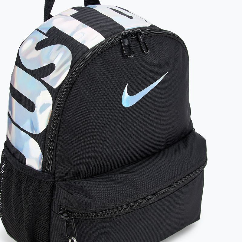 Nike Brasilia Just Do It Mini 11 l black/black children's urban backpack 4