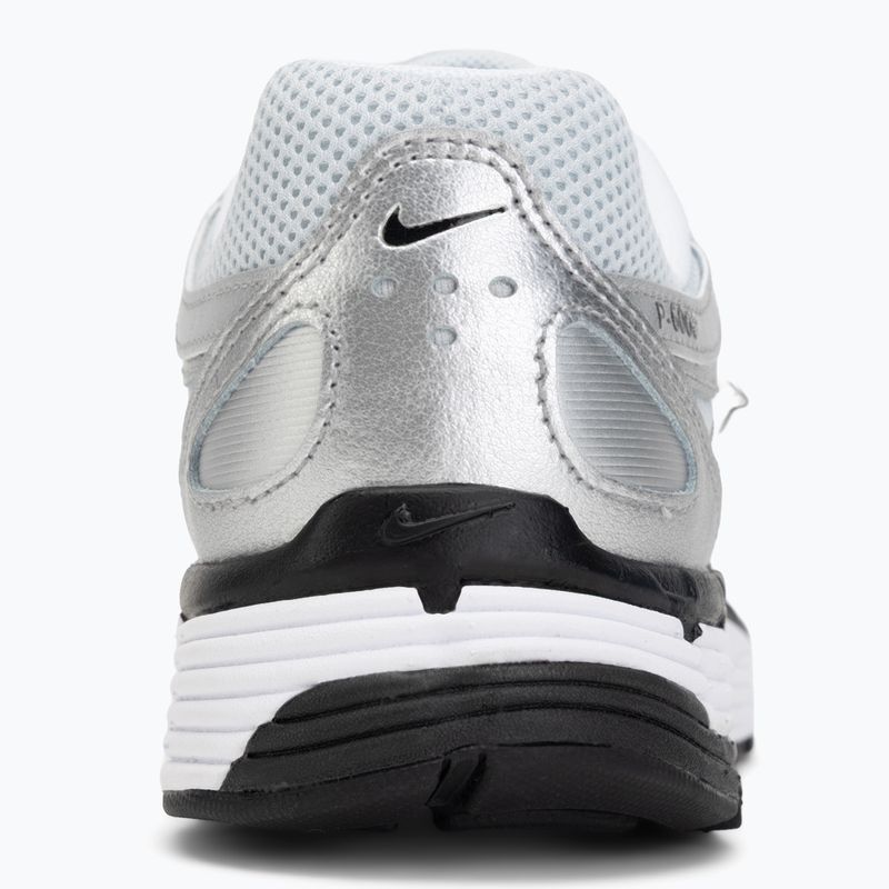 Women's shoes Nike P-6000 white/metallic silver/black 6