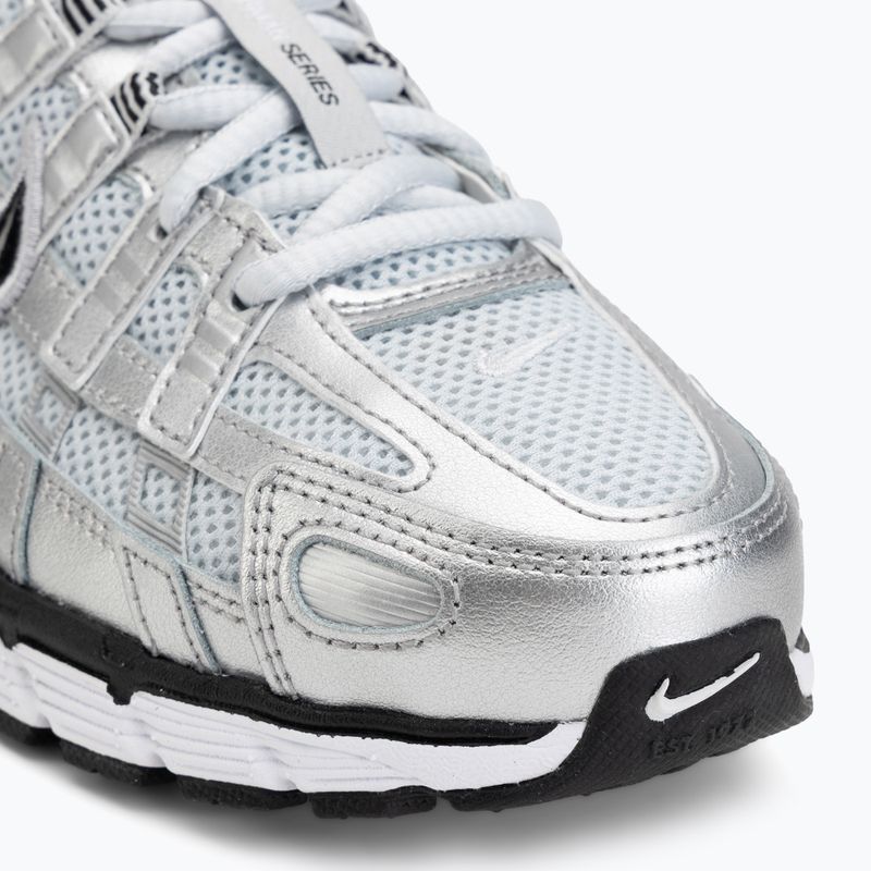 Women's shoes Nike P-6000 white/metallic silver/black 7