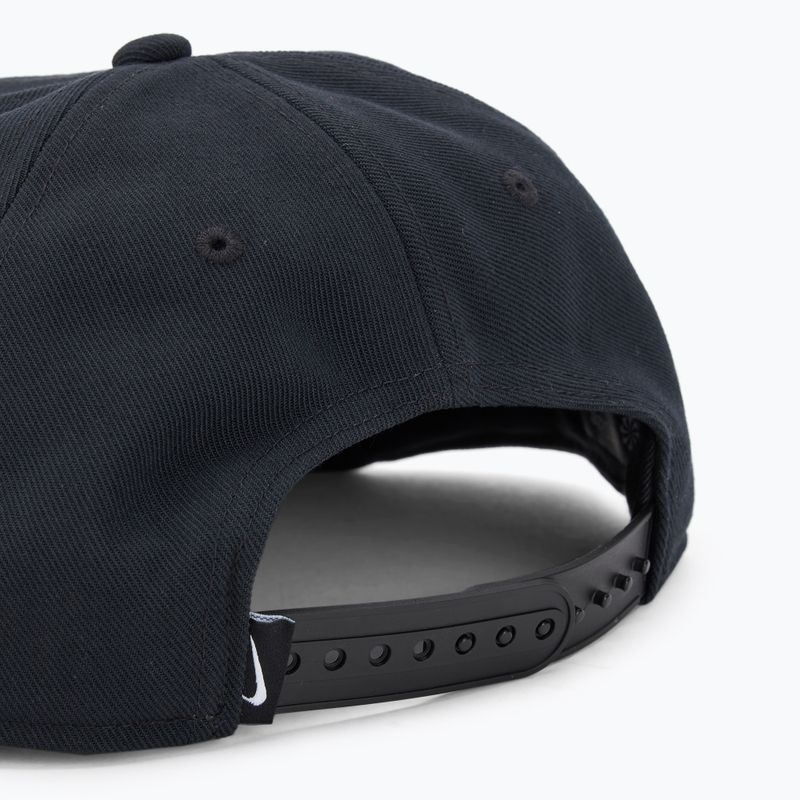 Nike Dri-Fit Pro Structured Futura children's baseball cap balck/black/white 4