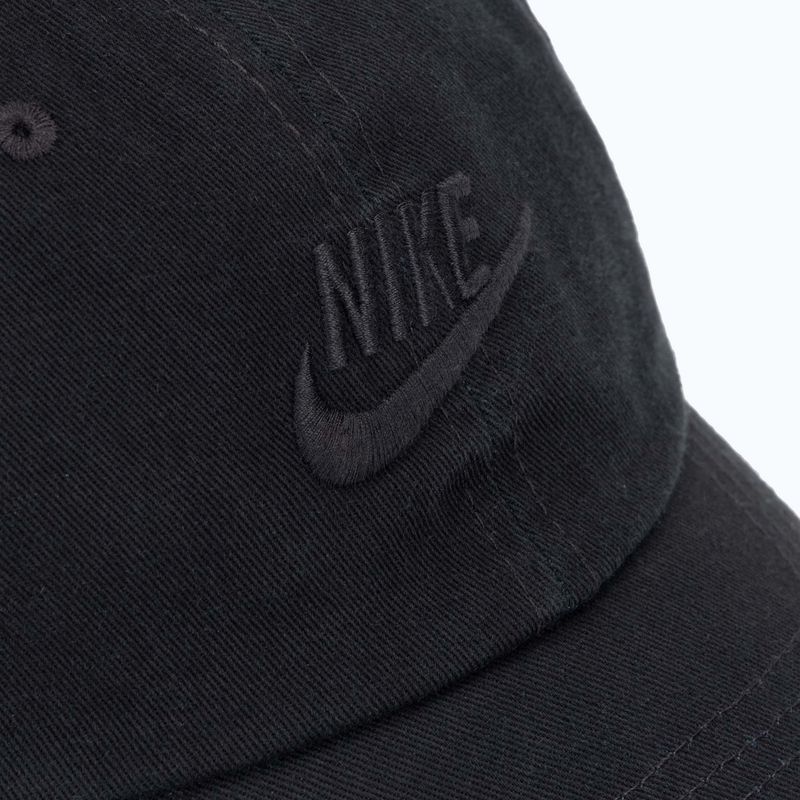 Nike Club Unstructured Futura Wash baseball cap black 4