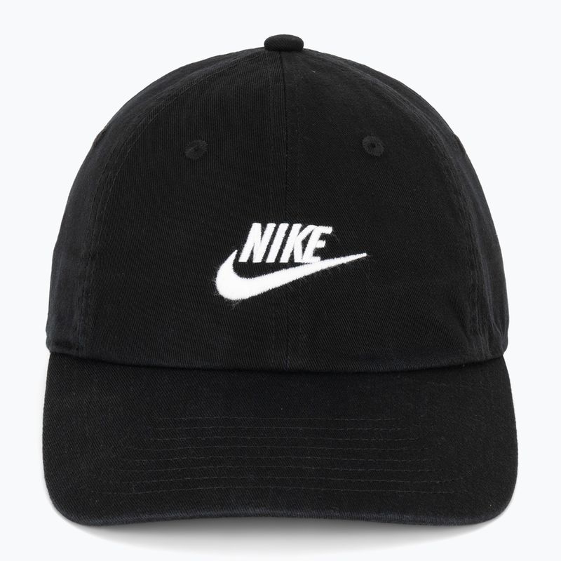 Baseball cap Nike Club Unstructured Futura Wash black/white 2
