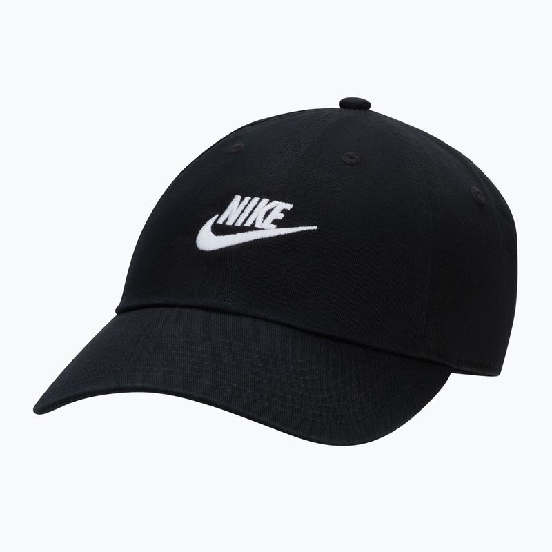Baseball cap Nike Club Unstructured Futura Wash black/white