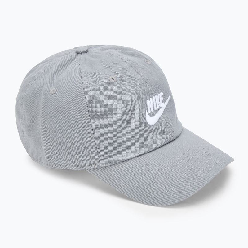 Nike Club Unstructured Futura Wash particle grey/white baseball cap