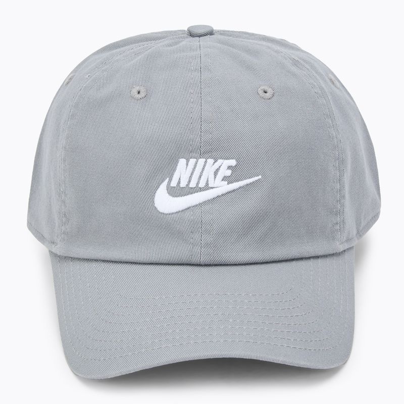 Nike Club Unstructured Futura Wash particle grey/white baseball cap 2