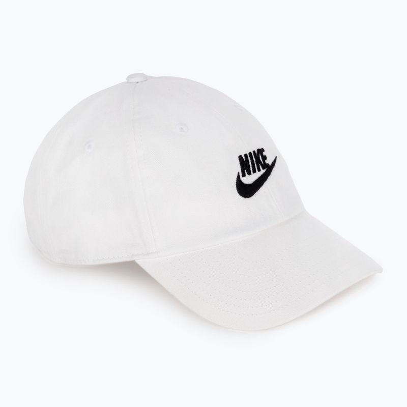 Nike Club Unstructured Futura Wash white/black baseball cap