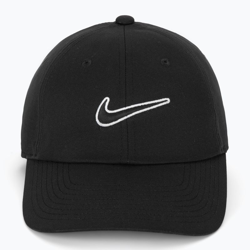 Baseball cap Nike Club Unstructured Swoosh black/black 2