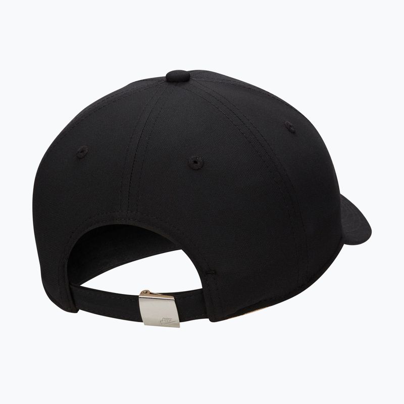 Baseball cap Nike Dri-Fit Club black/metallic silver 2