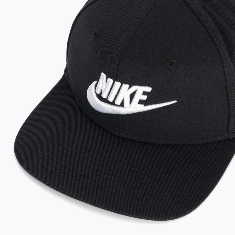 Men's baseball cap Nike Dri-Fit Pro Structured Futura black/black/black/white 3