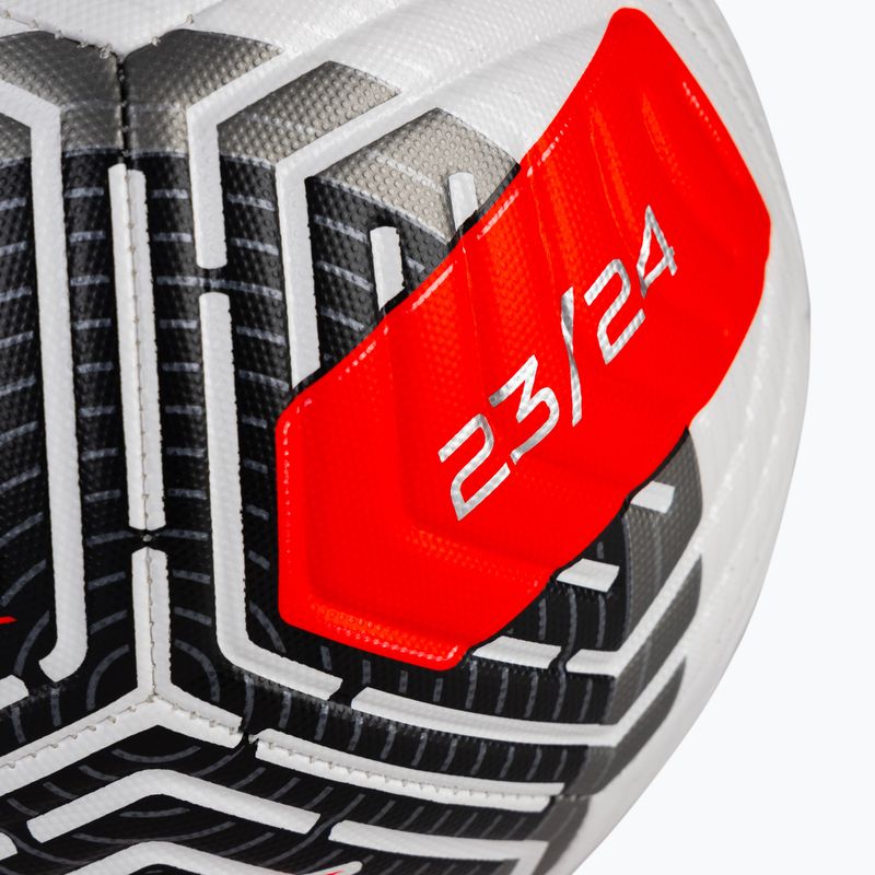 Nike Academy football white/black/bright crimson size 4 3