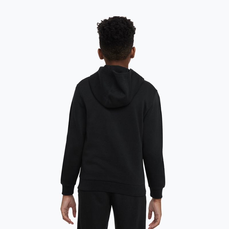 Children's Nike Club Fleece Hoodie black/white 6