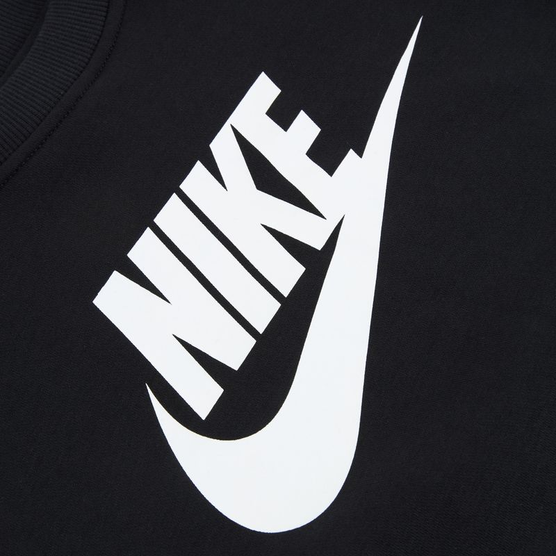 Children's sweatshirt Nike Sportswear Club Fleece comet black/white 3