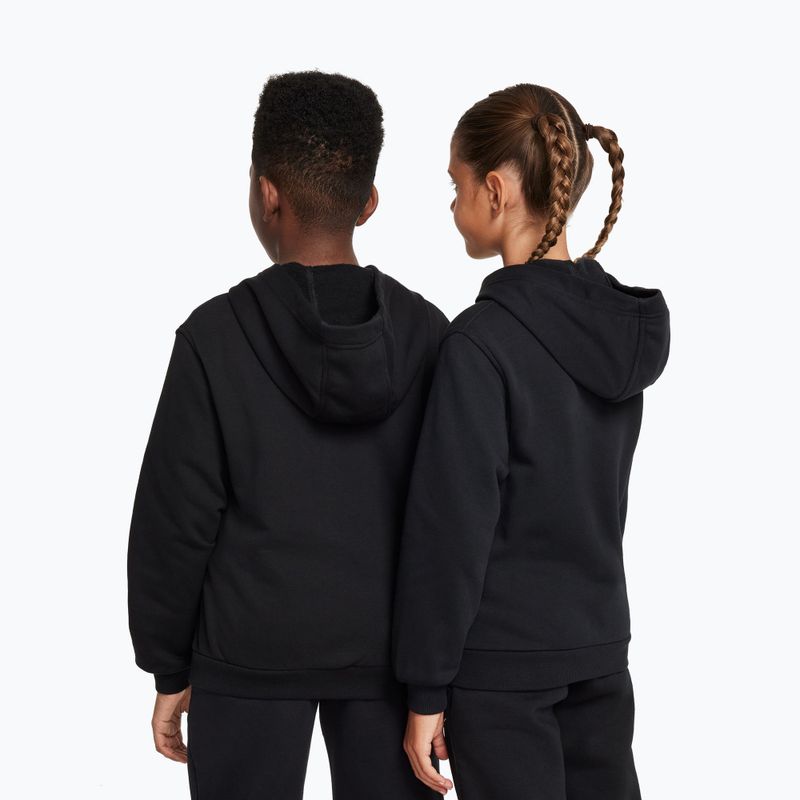 Children's sweatshirt Nike Club Fleece black/white 3