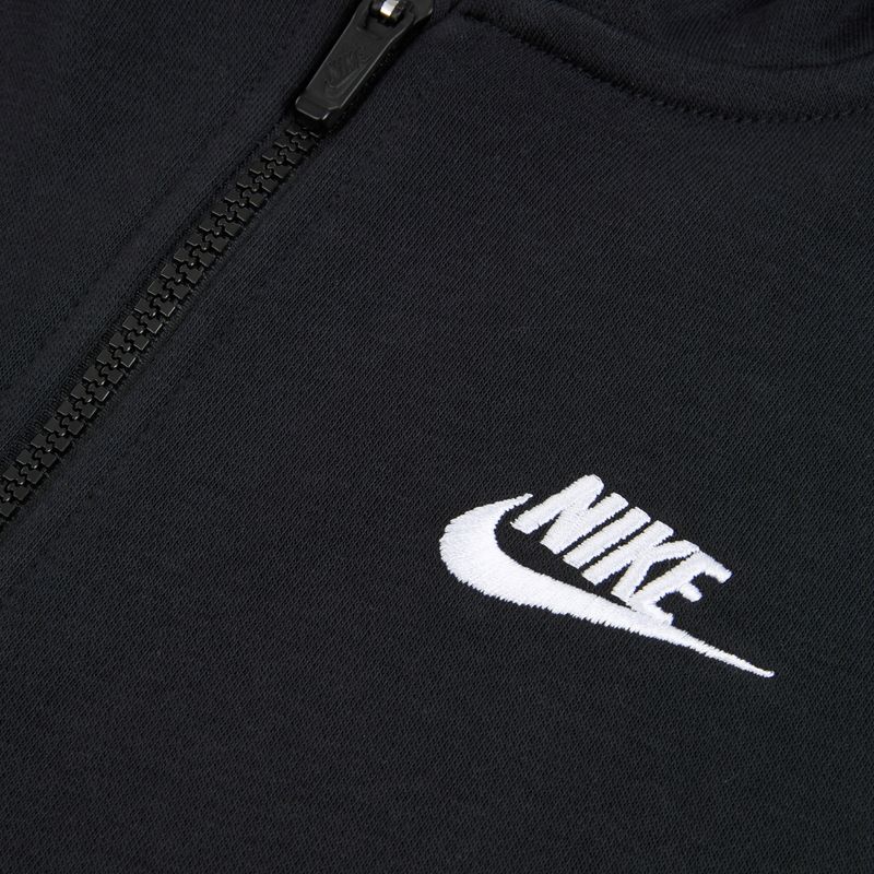 Children's sweatshirt Nike Club Fleece black/white 3