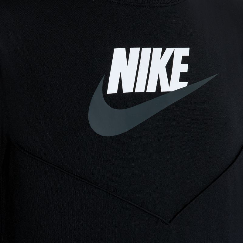 Nike Sportswear black/white children's tracksuit 4