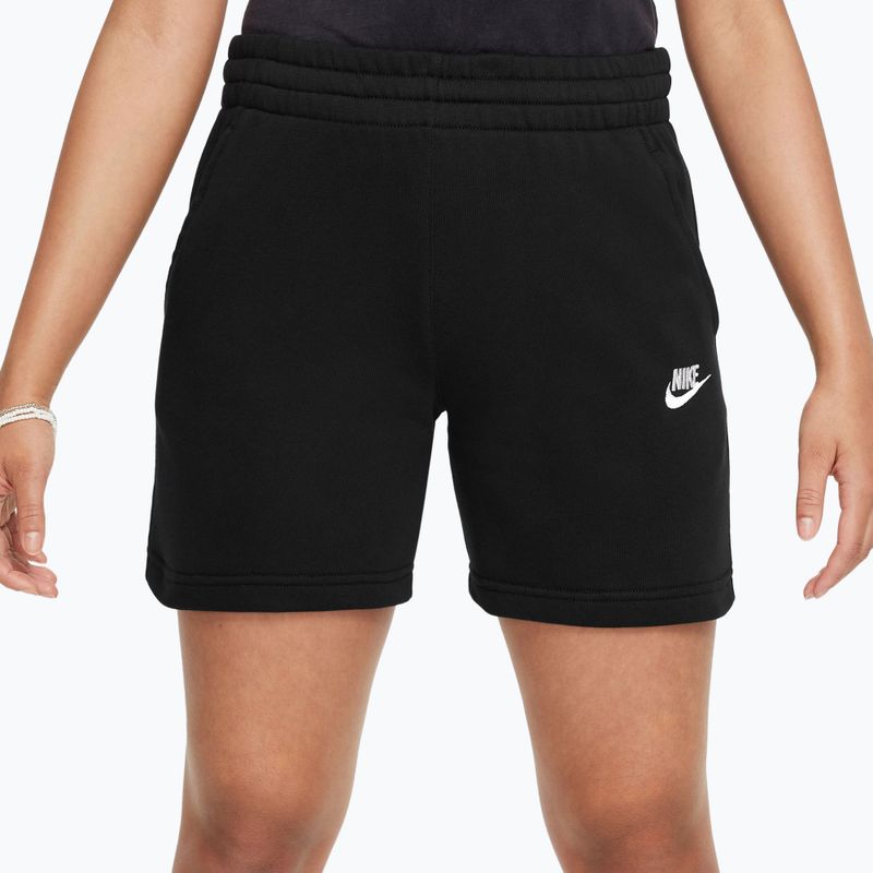 Nike Sportswear Club Fleece children's shorts black/black/white 3