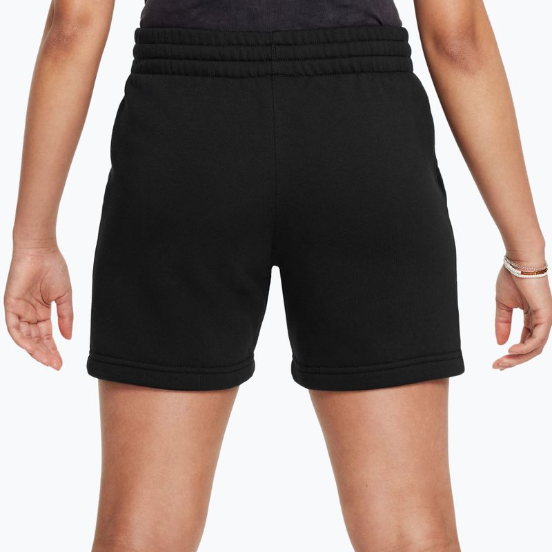 Nike Sportswear Club Fleece children's shorts black/black/white 4