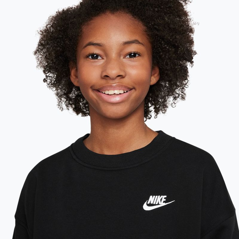 Children's sweatshirt Nike Sportswear Club Fleece university black/white 3