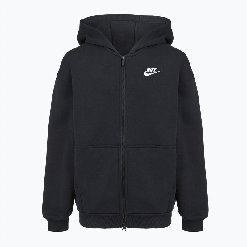 Children's sweatshirt Nike Sportswear Club Fleece FD2931-010 black/white